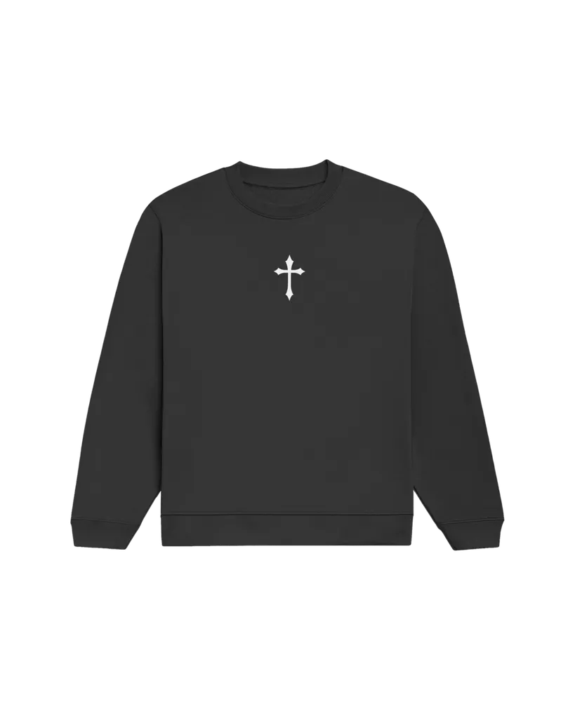 Cross Sweatshirt (Black, XS)