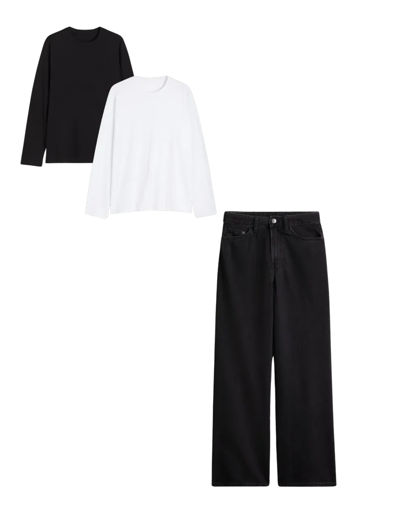 Full sleeves x Black Jeans